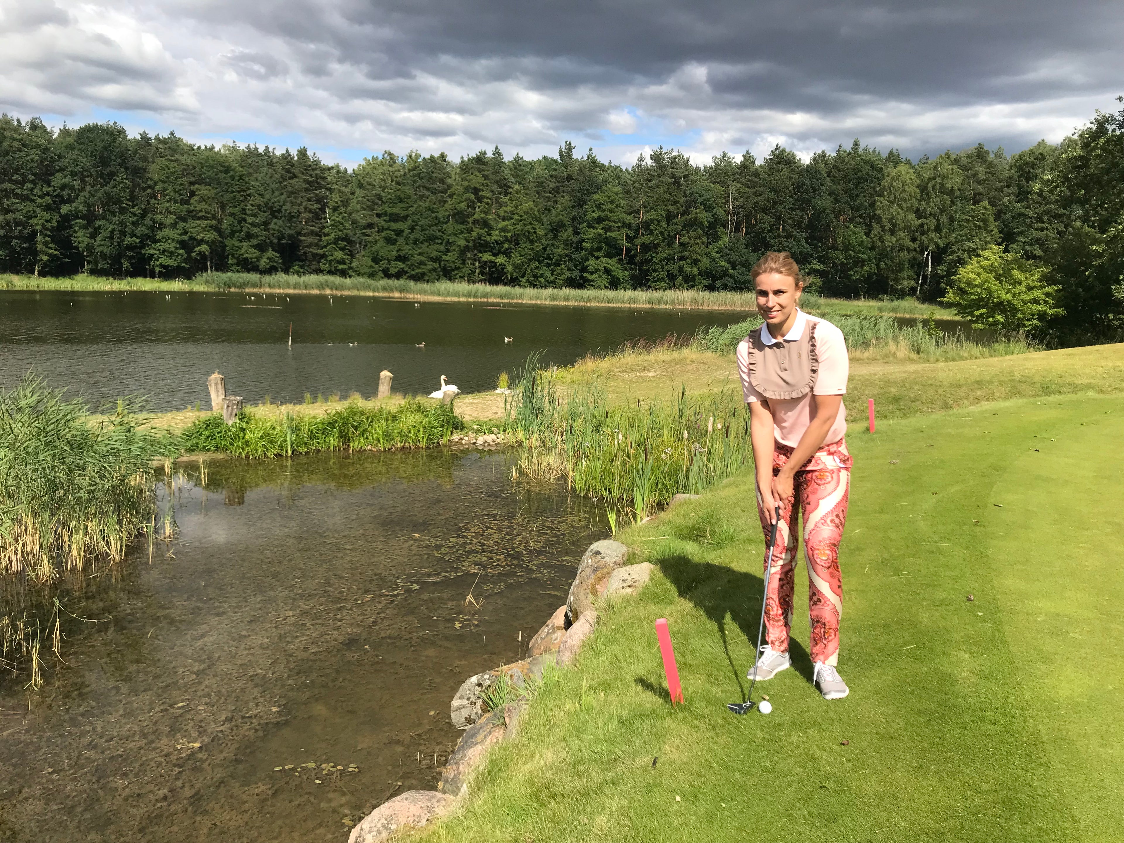 Spodnie golfowe - orientalne